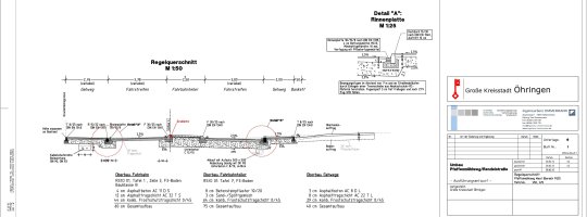 Regelquerschnitt Ausführungsplanung Regelquerschnitt Ausführungsplanung