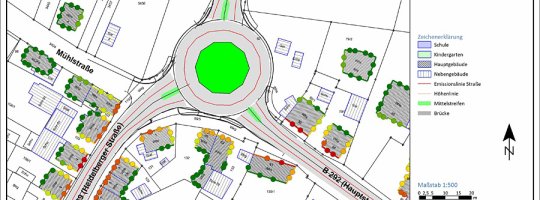 Prognostizierte Lärmbelastungen 6 - 22 Uhr Prognostizierte Lärmbelastungen 6 - 22 Uhr