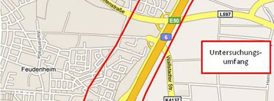  Schalltechnischen Untersuchung für den Ausbau der A 6 (Mannheim – Frankfurt)