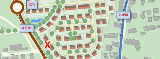 Zählstellenplan: Schalltechnische Untersuchung „Bebauungsplan Lammstraße in Gärtringen“ Zählstellenplan: Schalltechnische Untersuchung „Bebauungsplan Lammstraße in Gärtringen“