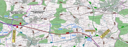 Ausführungsentwurf zum 6-streifigen Ausbau der BAB A6 (Walldorf – Weinsberg)