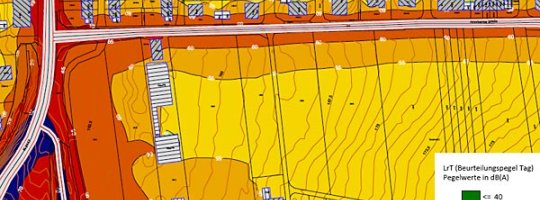Gesamtverkehr 2007 Gewerbegebiet Obere Fundel Beurteilungszeitraum: Tag Gesamtverkehr 2007 Gewerbegebiet Obere Fundel Beurteilungszeitraum: Tag