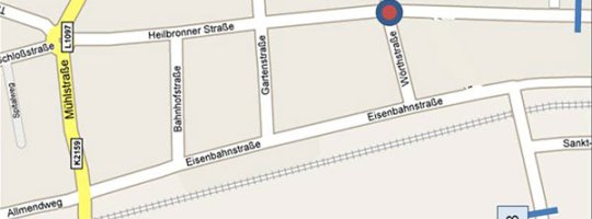Zählstellenplan zur Verkehrswirksamkeitsuntersuchung: Die Stadt Gundelsheim plant eine Verbesserung ihrer Verkehrsanbindung an die Bundesstraße B 27